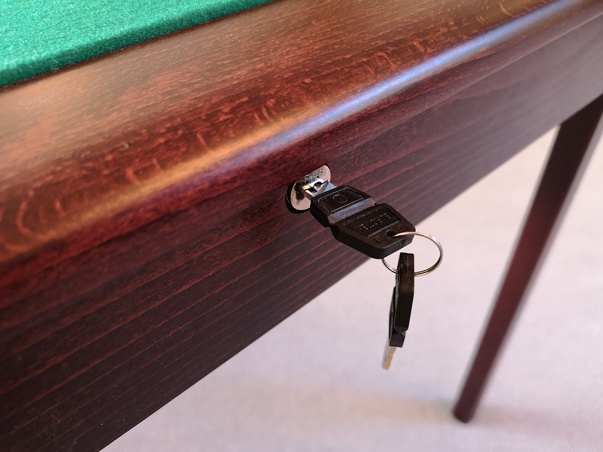 Boardroom Mk2 Card Table with lockable storage for your games. - Pelissier
