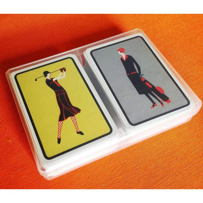 Pelissier Golfers' Playing Cards