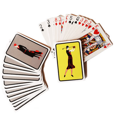 Pelissier Golfers' Playing Cards