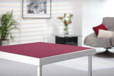 The Pelissier Moderne - white / burgundy