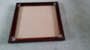 Premier card table with natural beech finish and blue baize